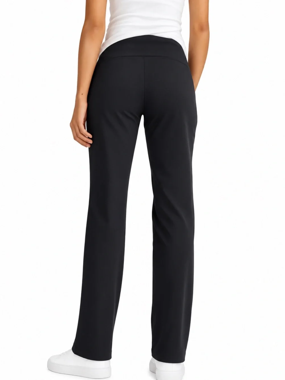 Lululemon Smooth Fit Pull-On High-Rise Pants Black Size 6 Tall EUC!